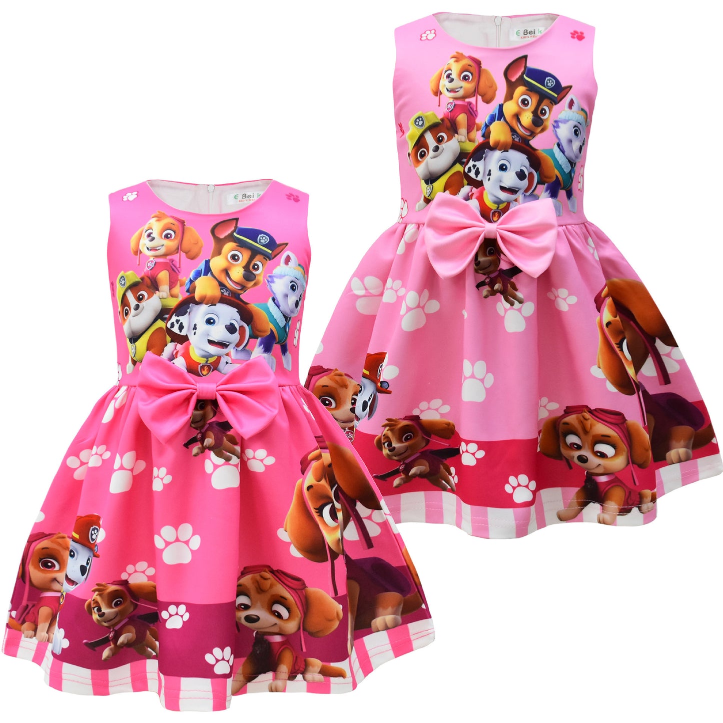 Paw Patrol bow Character dress